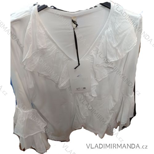 Blúzka dlhý rukáv dámska (S/M/L ONE SIZE) TALIANSKA MÓDA IMSM26028