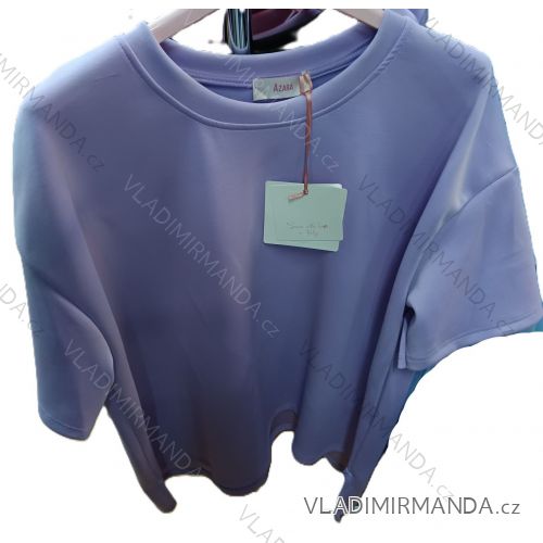 Tričko krátky rukáv dámske (S/M/L ONE SIZE) TALIANSKA MÓDA IMSM26046