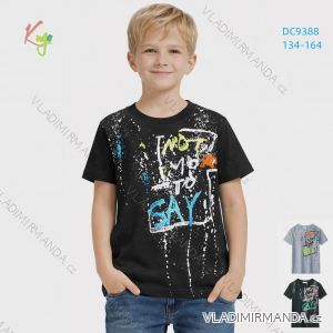 Tričko krátky rukáv dorast chlapčenské (134-164) KUGO DC9388