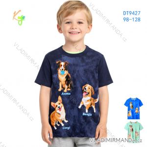 Tričko krátky rukáv detské chlapčenské (98-128) KUGO DT9427