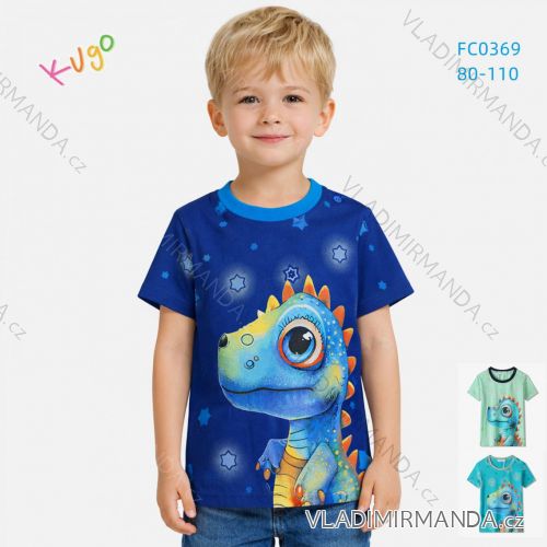Tričko krátky rukáv dojčenské až detské chlapčenské (80-110) KUGO FC0369