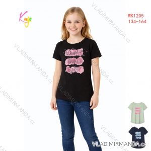 Tričko krátky rukáv dorast dievčenské (134-164) KUGO WK1205