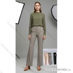 Nohavice dlhé elegantné dámske nadrozmer (S/M - M/L - XL/2XL) MIEGO MIE262507