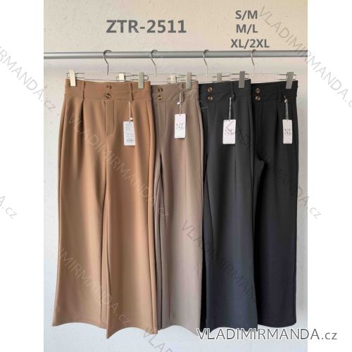 Nohavice dlhé elegantné dámske nadrozmer (S/M - M/L - XL/2XL) MIEGO MIE262511