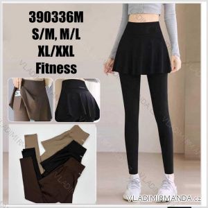 Legíny fitness so sukňou dámske nadrozmer (S/M - M/L - XL/2XL) MIEGO MIE26390336M