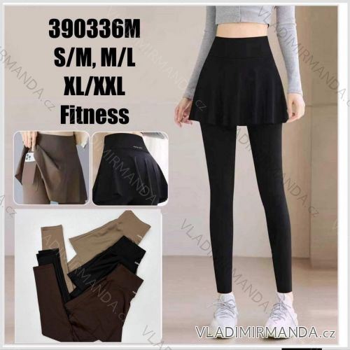 Legíny fitness so sukňou dámske nadrozmer (S/M - M/L - XL/2XL) MIEGO MIE26390336M