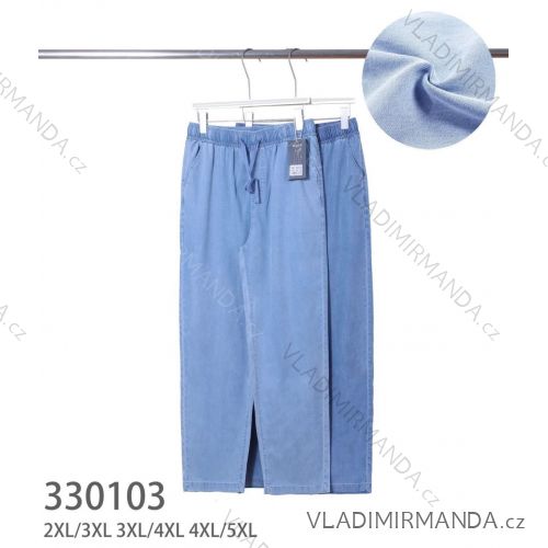 Nohavice dlhé riflové dámske nadrozmer (2XL/3XL - 3XL/4XL - 4XL/5XL) MIEGO MIE26330103