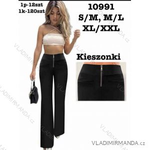 Nohavice dlhé elegantné dámske nadrozmer (S/M - M/L - XL/2XL) MIEGO MIE2610991