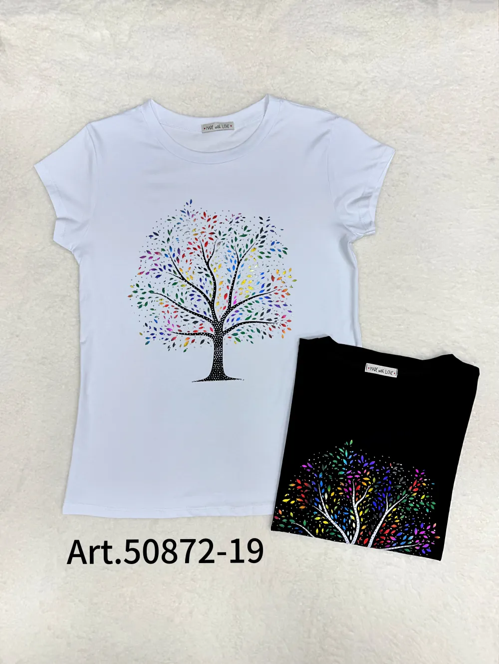 Tričko krátky rukáv dámske (S/M/L ONE SIZE) TALIANSKA MÓDA IMPLI2650872-19