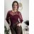 Body elegantný dlhý rukáv dámske (XS/S/M ONE SIZE) TALIANSKA MÓDA IMM25M44059