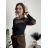 Body elegantný dlhý rukáv dámske (XS/S/M ONE SIZE) TALIANSKA MÓDA IMM25M44059