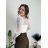 Body elegantný dlhý rukáv dámske (XS/S/M ONE SIZE) TALIANSKA MÓDA IMM25M44059