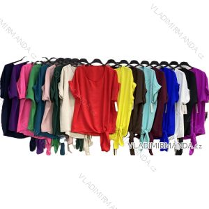 Tričko krátky rukáv dámske (S/M/L ONE SIZE) TALIANSKA MÓDA IMC26005