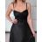 Šaty dlhé společenské na ramienka dámske ELSA (S/M ONE SIZE) TALIANSKA MÓDA IMPMD2643460