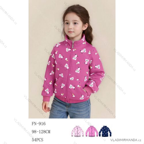 Mikina dlhý rukáv detská dievčenská (98-128) SEZON SEZ26FN-916