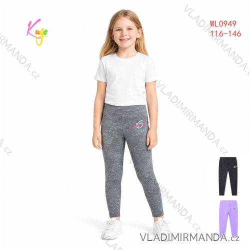Legíny dlhé detské až dorast dievčenské (116-146) KUGO WL0949