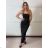 Šaty dlhé elegantní společenské na ramienka dámske ELSA (S/M ONE SIZE) TALIANSKA MÓDA IMPMD265929