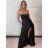 Šaty dlhé elegantní společenské dámske ELSA (S/M ONE SIZE) TALIANSKA MÓDA IMPMD262168J