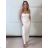 Šaty dlhé svatební společenské na ramienka dámske ELSA (S/M ONE SIZE) TALIANSKA MÓDA IMPMD265929B