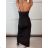 Šaty elegantní společenské na ramienka dámske SARA (S/M ONE SIZE) TALIANSKA MÓDA IMPMD2643093/DUR S / M čierna