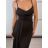 Šaty elegantní společenské na ramienka dámske (S/M ONE SIZE) TALIANSKA MÓDA IMPMD2643076