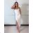 Šaty svatební společenské na ramienka dámske (S/M ONE SIZE) TALIANSKA MÓDA IMPMD2643075B/DUR S / M biela