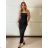 Šaty elegantní společenské na ramienka dámske (S/M ONE SIZE) TALIANSKA MÓDA IMPMD2611099/DUR S / M čierna