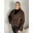 Kabátik krátky oversize dlhý rukáv dámske (S/M/L ONE SIZE) TALIANSKA MÓDA IMPLU251111
