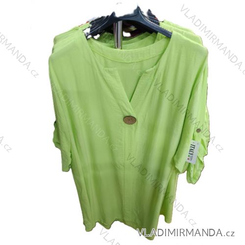 Tunika 3/4 dlhý rukáv dámska nadrozmer (42/44/46 ONE SIZE) TALIANSKA MÓDA IMSM26069
