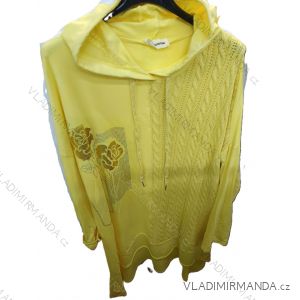 Šaty teplé mikinové s kapucňou dlhý rukáv dámske nadrozmer (42/44/46 ONE SIZE) TALIANSKA MÓDA IMSM26070