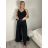 Nohavice s páskem dlhé elegantné dámske (S-2XL ONE SIZE) TALIANSKA MÓDA IMWKH26975