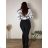 Nohavice dlhé elegantné dámske nadrozmer (2XL/3XL - 3XL/4XL - 5XL/6XL) MIEGO MIE26ZT08F