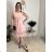 Šaty elegantní letní bez rukávu dámské (S/M/L ONE SIZE) ITALSKÁ MÓDA IM322SIMONE