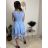 Šaty elegantní letní bez rukávu dámské (S/M/L ONE SIZE) ITALSKÁ MÓDA IM322SIMONE