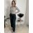 Nohavice maslové s opaskom dámske (S/M/L ONE SIZE) TALIANSKA MÓDA IMD25223