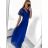 Šaty spoločenské dlhé tylové dámske s rukávom LILIANA (XS/S/M ONE SIZE) TALIANSKA MÓDA IMWMY251286/DUR béžová XS/S/M