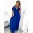 Šaty spoločenské dlhé tylové dámske s rukávom LILIANA (XS/S/M ONE SIZE) TALIANSKA MÓDA IMWMY251286/DUR béžová XS/S/M