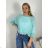 Sveter tenký oversize dlhý rukáv dámsky (M/L/XL ONE SIZE) TALIANSKA MÓDA IM426057