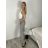 Nohavice dlhé elegantné dámske nadrozmer (S/M - M/L - XL/2XL) MIEGO MIE262539/DUR S / M béžová