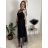 Šaty spoločenské dlhé bez rukávu dámske (S/M ONE SIZE) TALIANSKA MÓDA IM323095