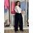 Nohavice dlhé elegantné dámske nadrozmer (S/M-M/L-XL/2XL) MIEGO MIE2511050