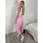Nohavice elegantné dámske (S/M/L ONE SIZE) TALIANSKA MÓDA IM426030/DUR smaragdová S/M/L