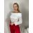 Tunika carmen krajková dlhý rukáv dámska (S/M ONE SIZE) TALIANSKA MÓDA IMM2645532