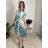 Šaty letné icecool krátky rukáv dámske (M/L ONE SIZE) TALIANSKA MÓDA IMM24M5471H/DUR červená M / L