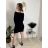 Šaty úpletové dlhý rukáv dámske INES (XS/S/M ONE SIZE) TALIANSKA MÓDA IMM25M9060