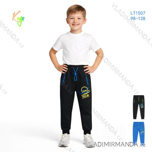 Tepláky dlhé detské chlapčenské (98-128) KUGO LT1507