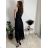 Šaty dlhé spoločenské tylové trblietavé bez rukávu dámske LUNA (S/M/L ONE SIZE) TALIANSKA MÓDA IMWKY252567