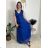 Šaty dlhé spoločenské tylové bez rukávov dámske BEATRICE (S/M/L ONE SIZE) TALIANSKA MÓDA IMWKH26608/DUR tmavo červená S/M/L