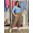 Nohavice outdoorové s opaskom dámske STAR (S/M/L ONE SIZE) TALIANSKA MÓDA IMC261111