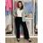 Nohavice dlhé elegantné dámske nadrozmer (S/M - M/L - XL/2XL) MIEGO MIE262539